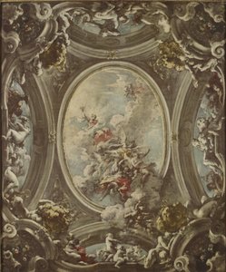 En allegori om daggry, 1736-37 af Giovanni Antonio Pellegrini
