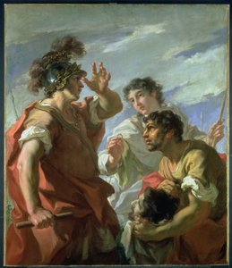 Cæsar før Alexandria, 1724-25 af Giovanni Antonio Pellegrini