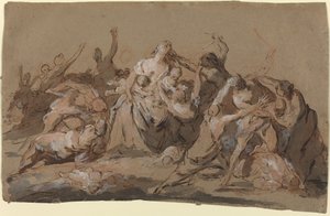 Massakren på de uskyldige af Giovanni Antonio Pellegrini