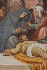 Counterfacata, IL Pordenone, Deposition 1522, Detail af Giovanni Antonio Pordenone