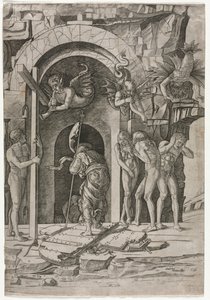 Nedstigning til Limbo, ca. 1490-1500. af Giovanni Antonio da Brescia
