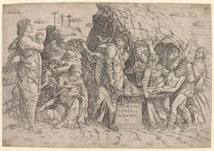 Begravelse, c. 1509. af Giovanni Antonio da Brescia