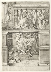 St. Hieronymus i hans studie, ca. 1510.