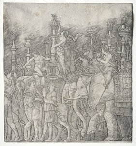 Cæsars triumfer:  Elefanterne af Giovanni Antonio da Brescia