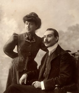 Alfredo Trombetta med sin kone af Phillipe de Marlier