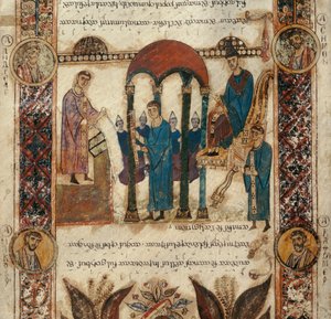 Recitation af Exulet under påskevagten. Jubel fra katedralen i San Sabino i Bari