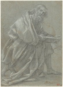 Studie for en knælende apostel af Giovanni Baglione