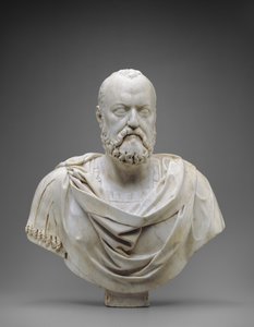 Buste af Cosimo I, storhertug af Toscana, ca. 1572 (marmor) af Giovanni Bandini