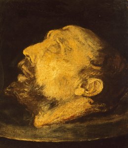 Johannes Døberens hoved på et plateau af Giovanni Battista (1567-1633) Crespi