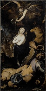 The Martyrium of St Catherine Maleri af Cerano (Giovan Battista Crespi) (1567 / 8-1632) Milano, Santa Maria presso San Celso Italien