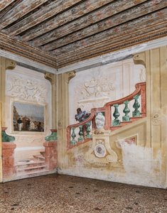 Gæstelogi, karnevalsscenernes rum: "Moor Tjener på en falsk trappe" af Giovanni Battista Tiepolo