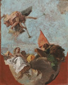 Skitse til et loft, ca. 1750 (olie på lærred)