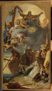 Martyrdom af Saint Clement, c.1734-39 (olie på lærred) af Giovanni Battista Tiepolo