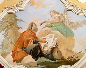 Profeten Jeremias, af Giovanni Battista Tiepolo (1696-1770), fresco, Patriarkalske Palads, Røde Rum, Udine af Giovanni Battista Tiepolo