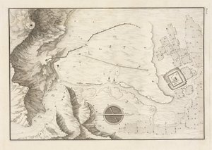 En geometrisk plan af den ødelagte by Palmyra, 1753 af Giovanni Battista 1712-86 after Borra