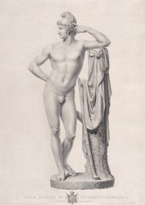Paris lænet på en træstub, 1817. af Giovanni Battista Balestra
