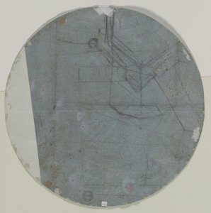Arkitektonisk skitse(?) (verso)
