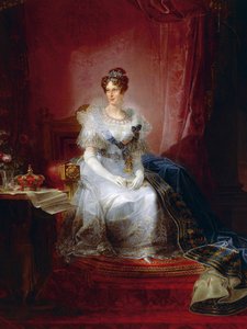 Portræt af Marie Louise, hertuginde af Parma (Wien af Giovanni Battista Borghesi