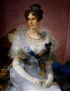 Portræt af Marie Louise, hertuginde af Parma (Wien af Giovanni Battista Borghesi