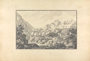 Udsigt over kilden til Lycus-floden (Nahr el-Kelb)