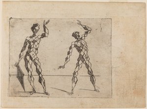 Fra "Bizzarie di diverse figurer" af Giovanni Battista Bracelli