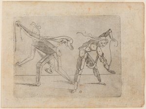 Fra "Bizzarie di diverse figurer" af Giovanni Battista Bracelli