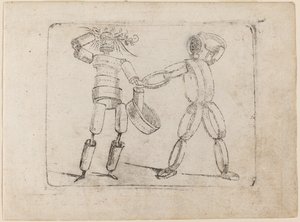 Fra "Bizzarie di diverse figurer" af Giovanni Battista Bracelli