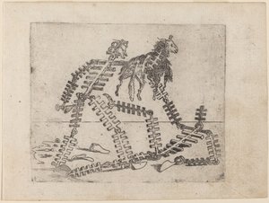 Fra "Bizzarie di diverse figurer" af Giovanni Battista Bracelli