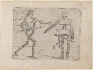 Fra "Bizzarie di diverse figurer" af Giovanni Battista Bracelli
