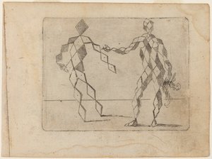 Fra "Bizzarie di diverse figurer" af Giovanni Battista Bracelli
