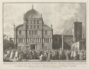 Dogens besøg i San Zaccaria påskedag, 17631766.