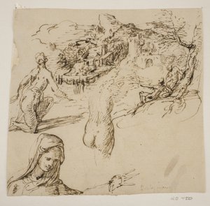 Sovende kriger af Giovanni Battista Caracciolo