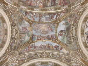 Historier om det hellige kors, 1631-32 af Giovanni Battista Carlone
