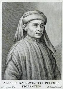 Alesso Baldovinetti af Giovanni Battista Cecchi
