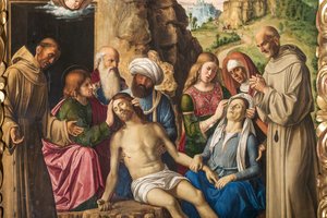 Kristi klagesang, detalje af 2384598 af Giovanni Battista Cima da Conegliano