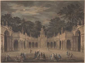 Udkast til illuminationer for at fejre kong George III
