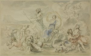Neptuns triumf af Giovanni Battista Cipriani