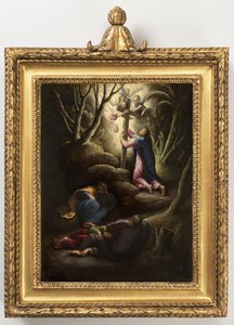 The Agony in the Garden, ca. 1595 (olie på kobber) af Giovanni Battista Cremonini