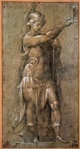 Minerva, begyndelsen af det 17. århundrede af Giovanni Battista Crespi