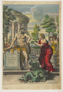 Frontispice og titelblad fra Hesperides, 1646 af Giovanni Battista Ferrari