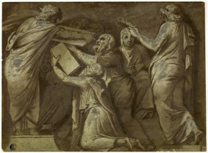 Numa Pompilius giver lovene til romerne