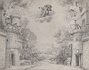 Scene fra Triompho della Pieta, 1640-69.