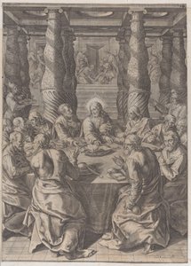 Den sidste nadver, ca. 1580. af Giovanni Battista Mazza