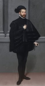 Ridderen i sort. 1567 af Giovanni Battista Moroni