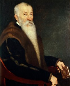 Portræt af Gerolamo Agosti, af Giovanni Battista Moroni (ca 1525-1578) af Giovanni Battista Moroni