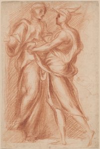 Merkur og Aglauros af Giovanni Battista Naldini