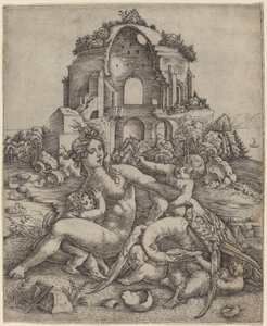 Leda og Svanen af Giovanni Battista Palumba