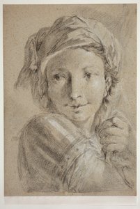 Hoved af en ung soldat af Giovanni Battista Piazzetta