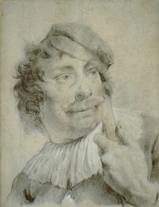 Portræt af en gondolier af Giovanni Battista Piazzetta