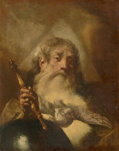 Den evige Fader, ca. 1750. af Giovanni Battista Piazzetta